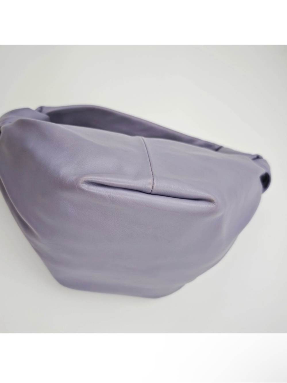 Bottega Veneta Lavender Knotted Shoulder Bag - Picture 13 of 14